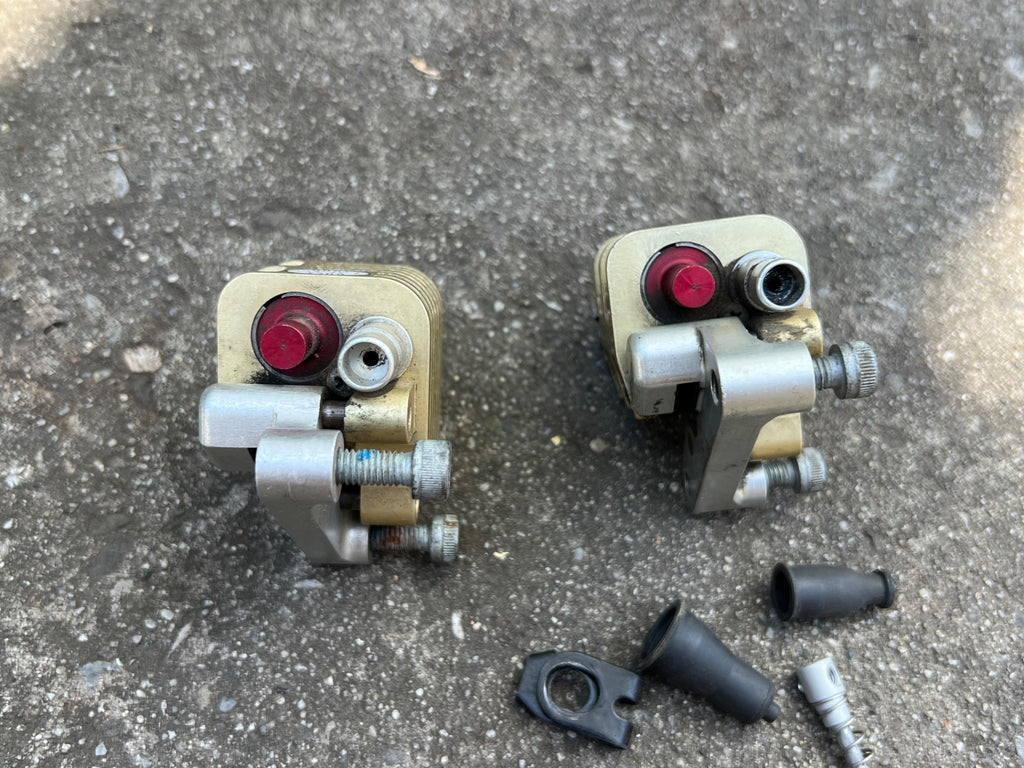 Rockshox Mechanical Disc Brake Calipers Gold Vintage Retro MTB Gold Front & Rear - Image 7