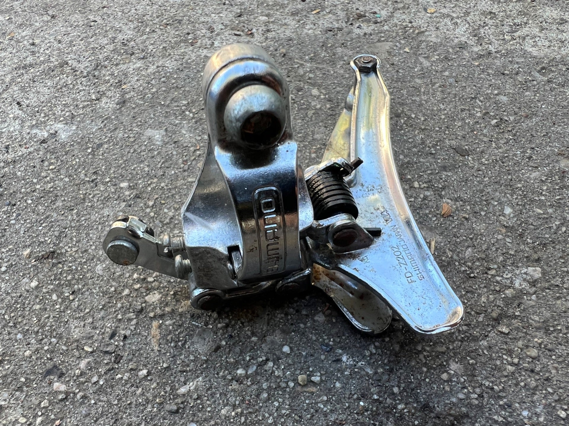 Shimano Z Series FD-Z202 28.6mm Bottom Pull Double Front Derailleur Vintage Road - Image 7