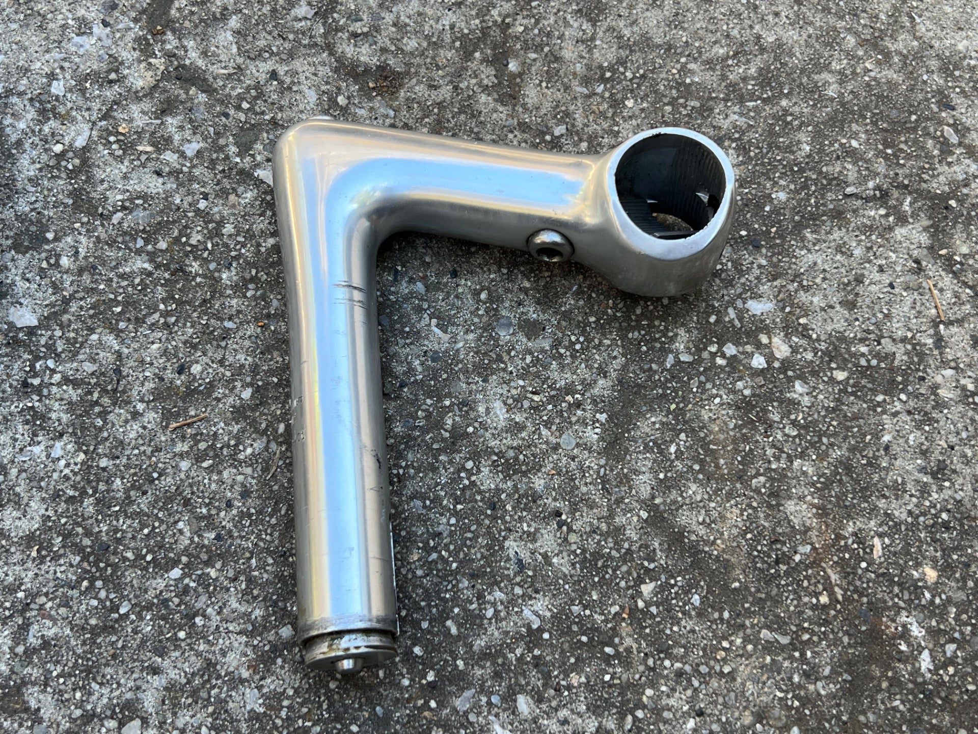 Cinelli 1R Wedge Stem 95x26.0mm 1” Vintage Road Bike Retro Silver Aluminum Quill - Image 8