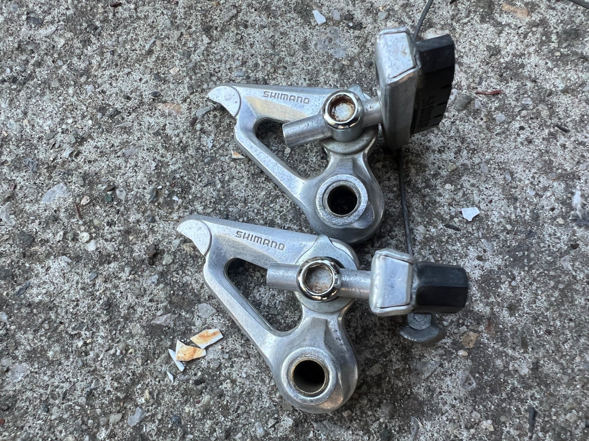 Shimano BR-AT50 Cantilver Brakes Brake Set Vintage MTB Touring Bike Retro  - Image 8