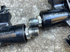 Used Time 50.1 Racing Multireflex Bioperformance Clipless Pedals Black Road Bike 9/16-Bicycle Bin