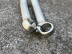 Used Girvin Silver Aluminum Bar Ends Vintage Retro MTB Mountain Bike VGC-Bicycle Bin