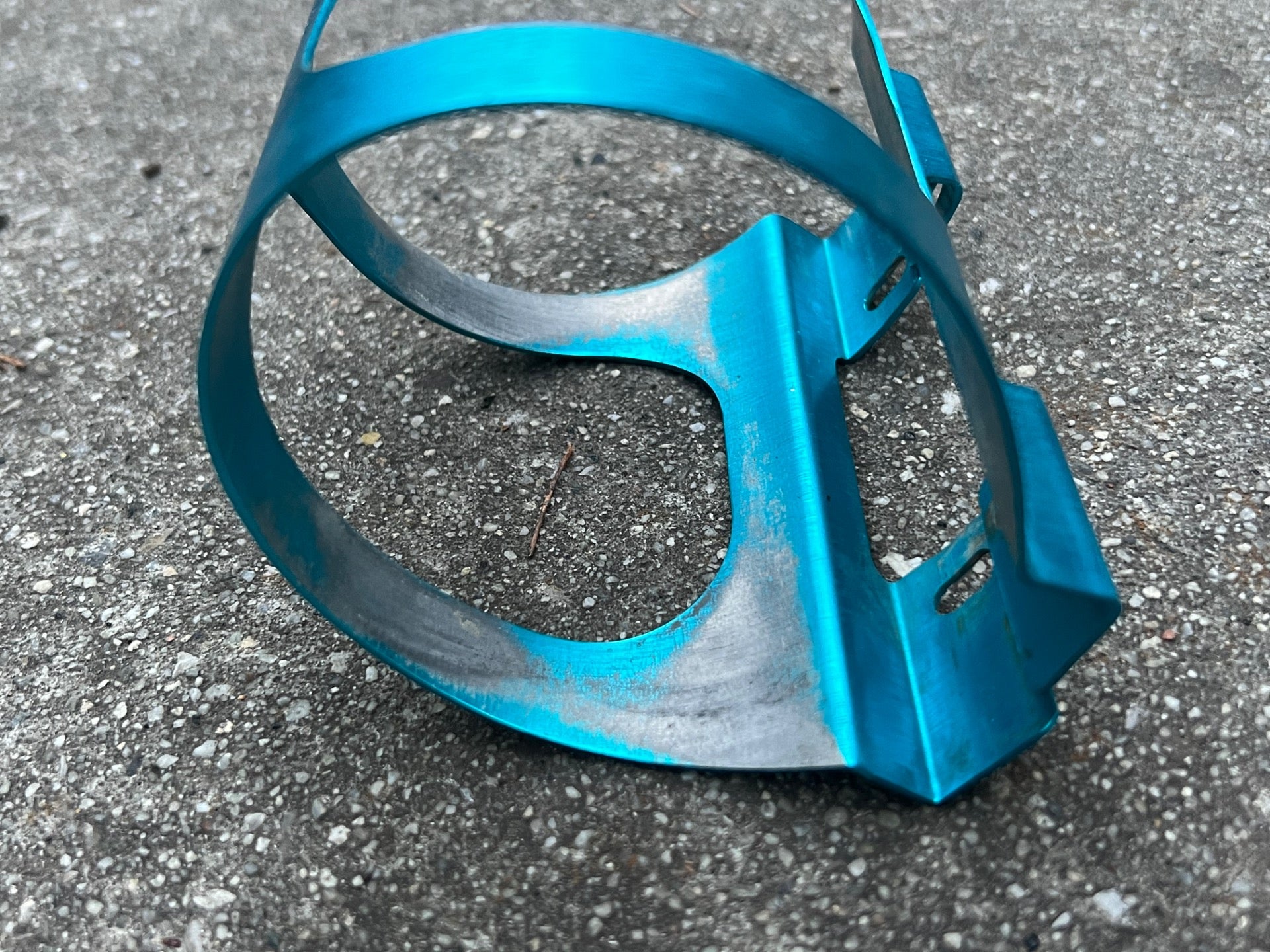 Ringlé Blue Anodized H20 Bottle Cage Vintage MTB Mountain Bike Retro  - Image 7