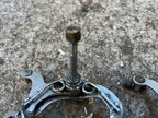 Used Shimano 600 Arabesque Brakes Brake Set Vintage Road Bike Silver Retro Side Pull-Bicycle Bin