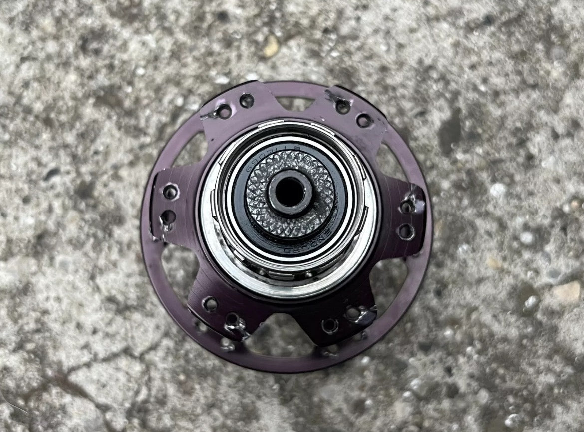 Rolf Prima Rear Hub 24H Road Bike 8/9/10 Speed Black Anodized 130mm High Flange - Image 7