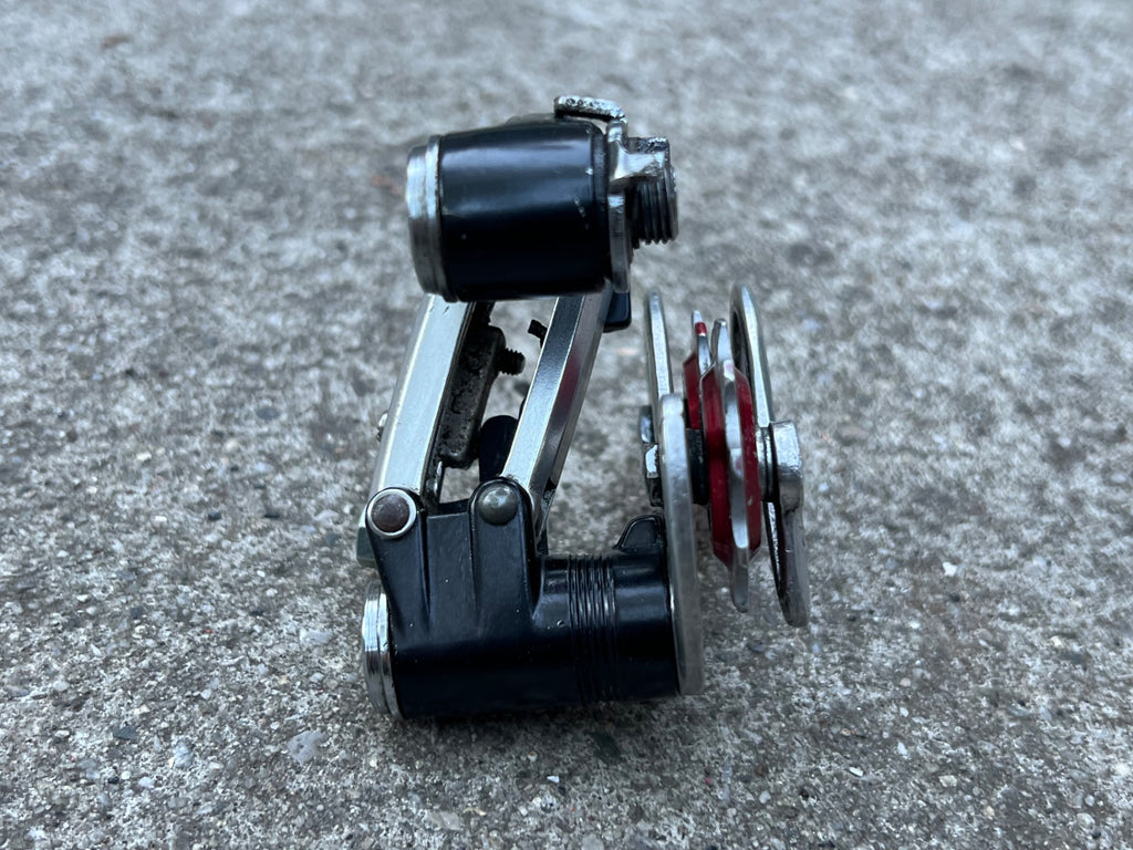 Used Shimano Crane Rear Derailleur Short Cage 5 Speed Black Vintage Road Bullseye-Bicycle Bin
