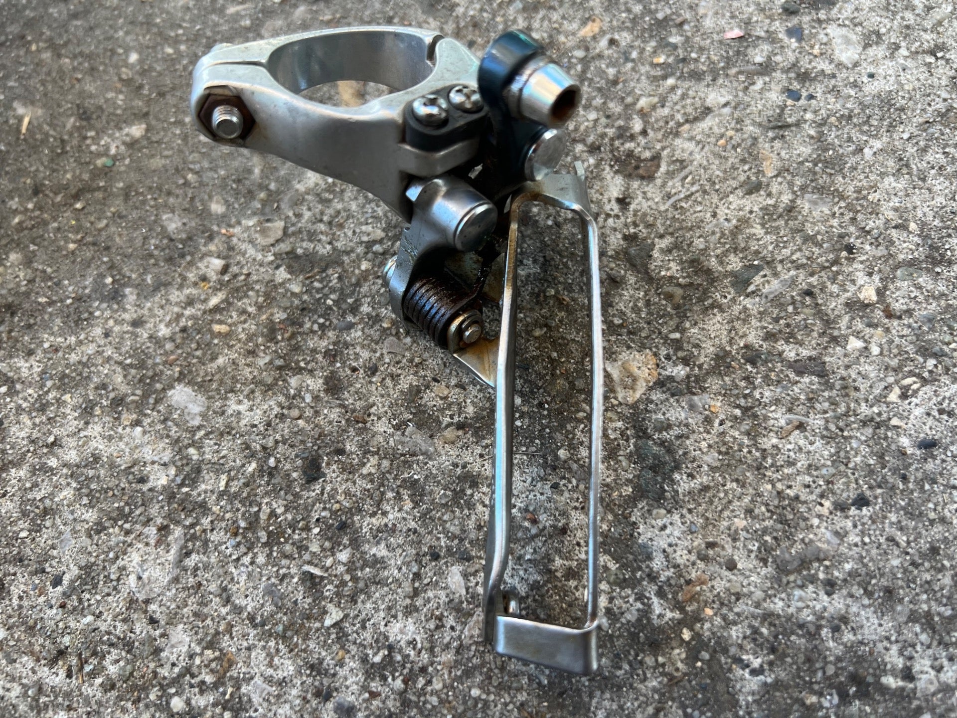 Shimano 105 1050 Front Derailleur 28.6mm Bottom Pull Double 2x7 Speed Vintage  - Image 7