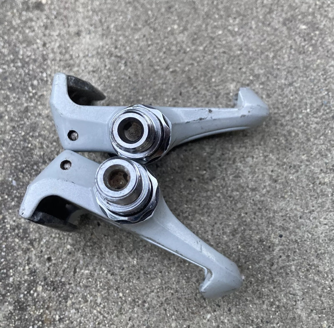 Shimano PD-7401 Dura Ace Look Clipless Pedals Vintage Retro Road Gray Silver - Image 7