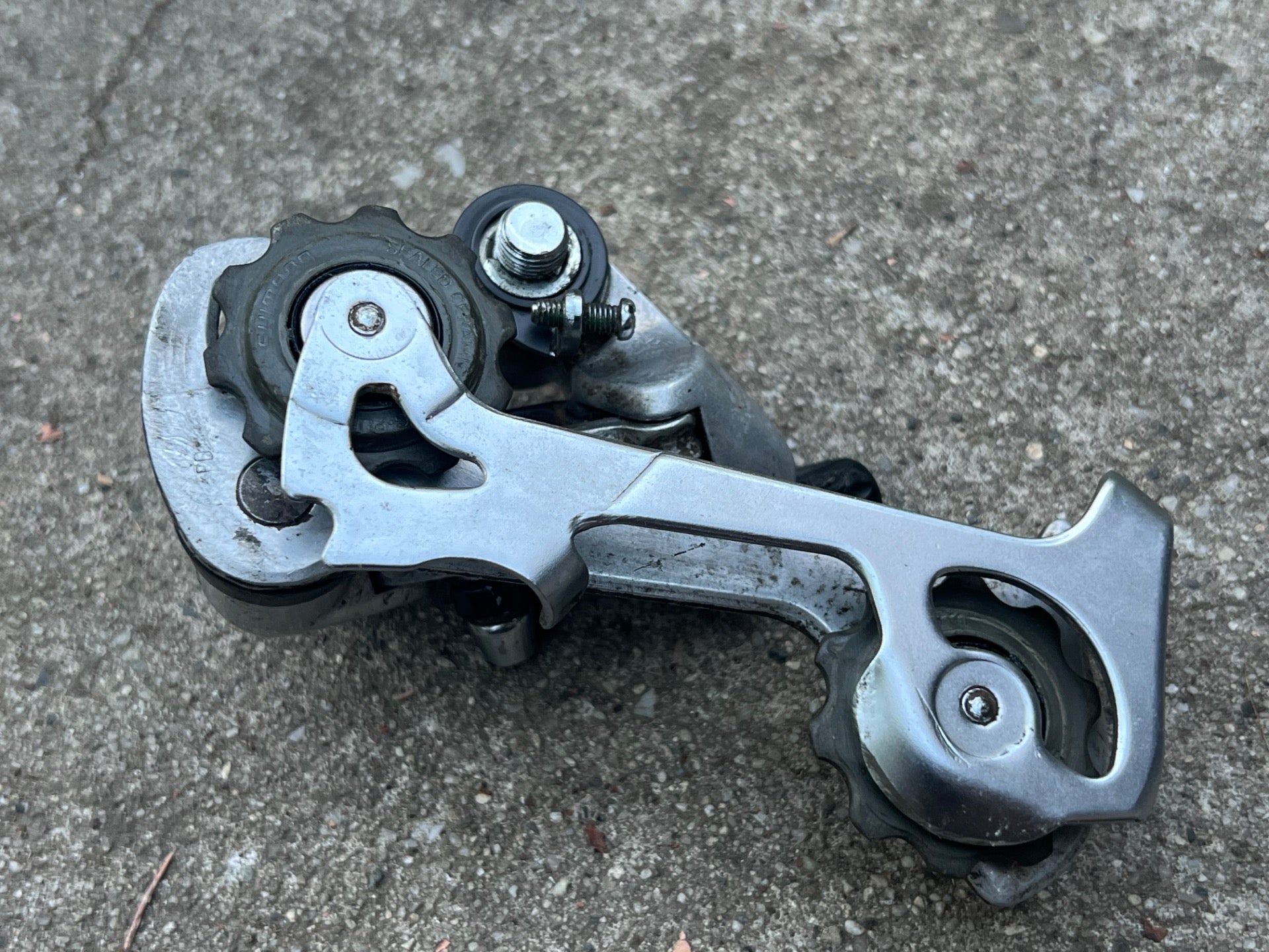 Shimano Deore XT M735 Rear Derailleur Long Cage 7 Speed Vintage MTB Retro  - Image 8