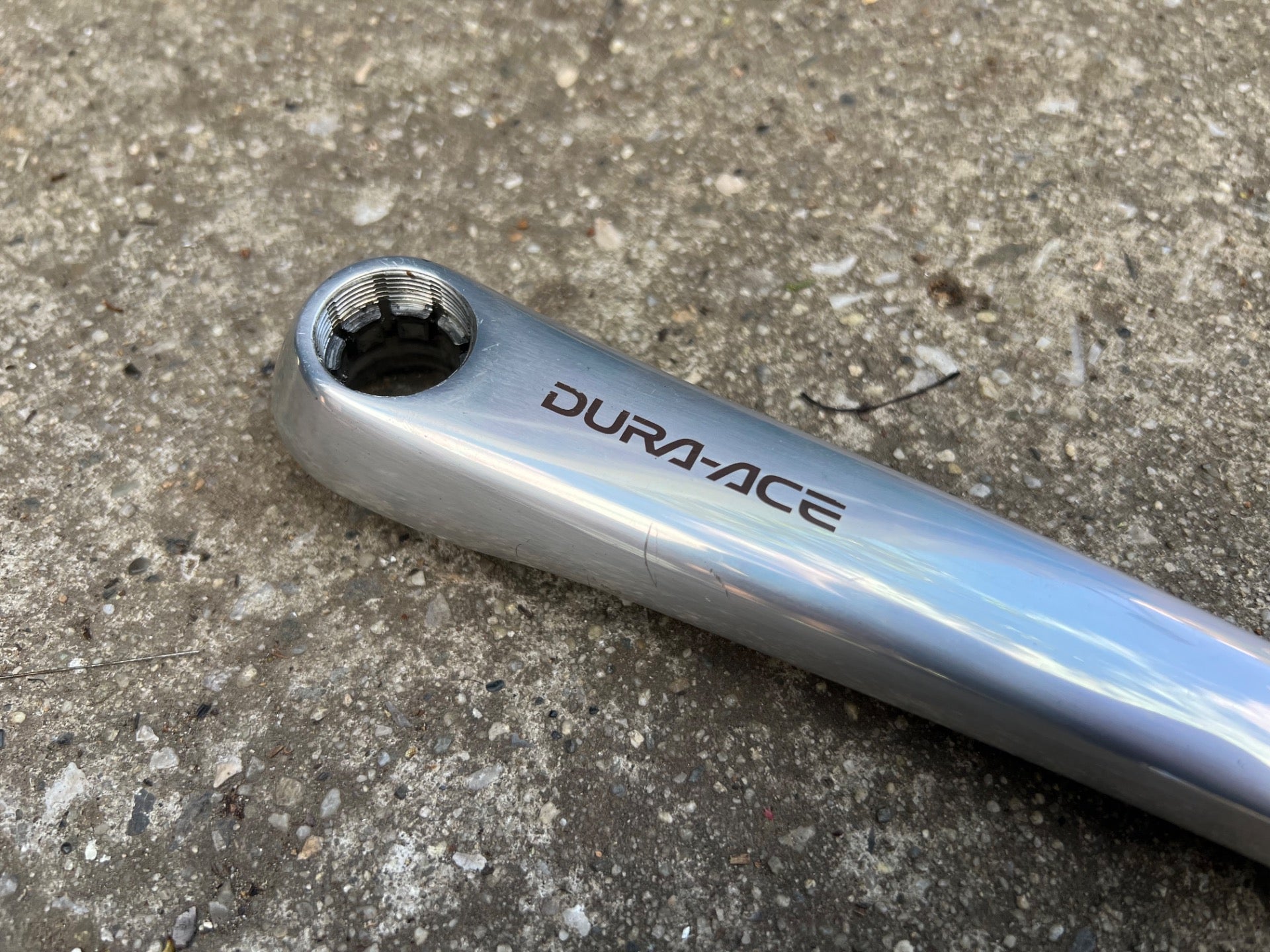 MINT Shimano Dura Ace FC-7701 172.5mm Crankset 53/39T Double 9 Speed Road Bike  - Image 18