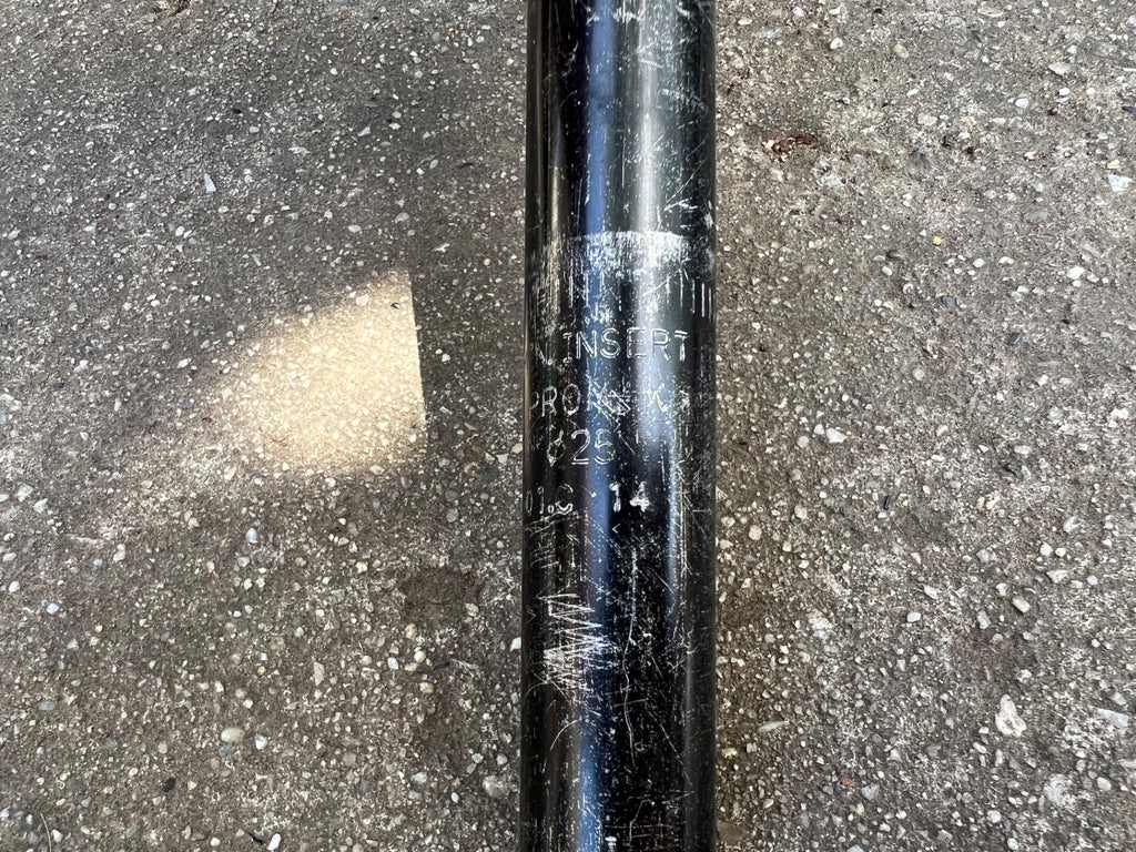 American Classic 25.0x340mm Seatpost Black MTB Aluminum Mountain Missing Clamp  - Image 7