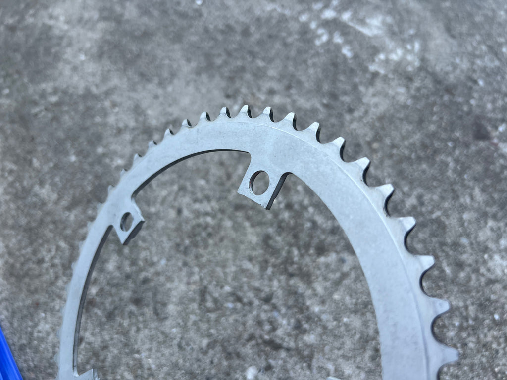 Salsa 144 BCD 50T 1/8” Track Chainring Silver Gray Low Miles 5 Bolt Arm
