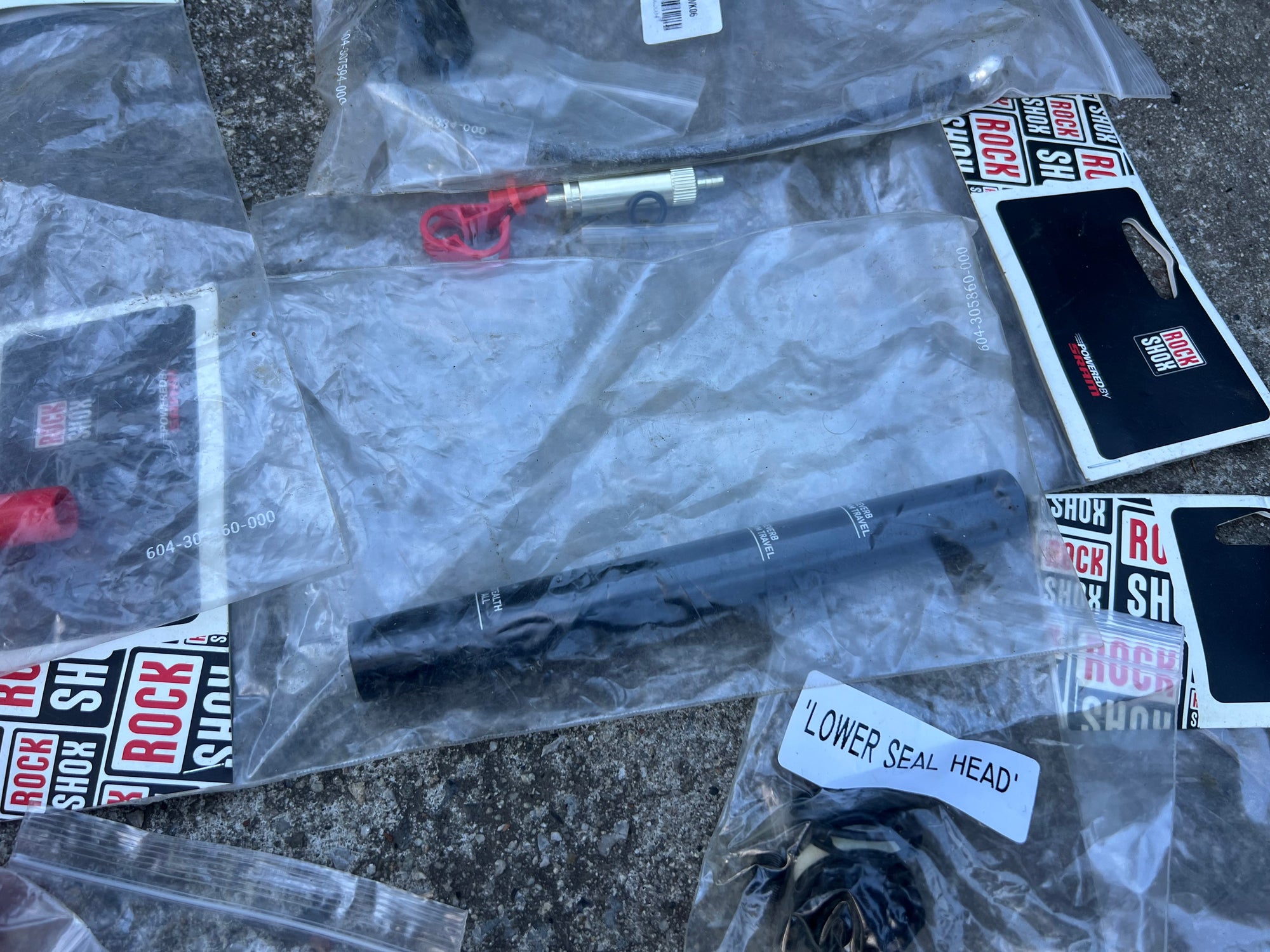BIG RockShox Reverb Dropper Post Parts Lot Hydraulic Rebuild Service Kit