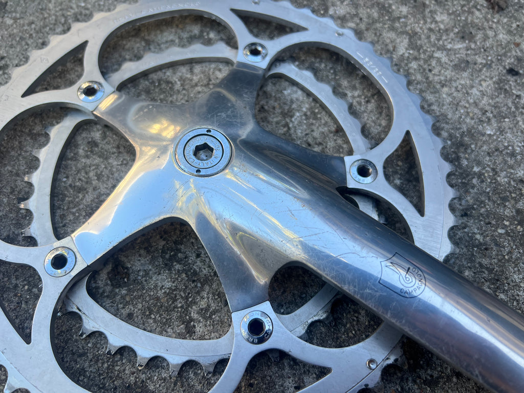 FREE SHIP Campagnolo Chorus 8 Speed 170mm 53/39T Double Vintage Road Campy Crankset