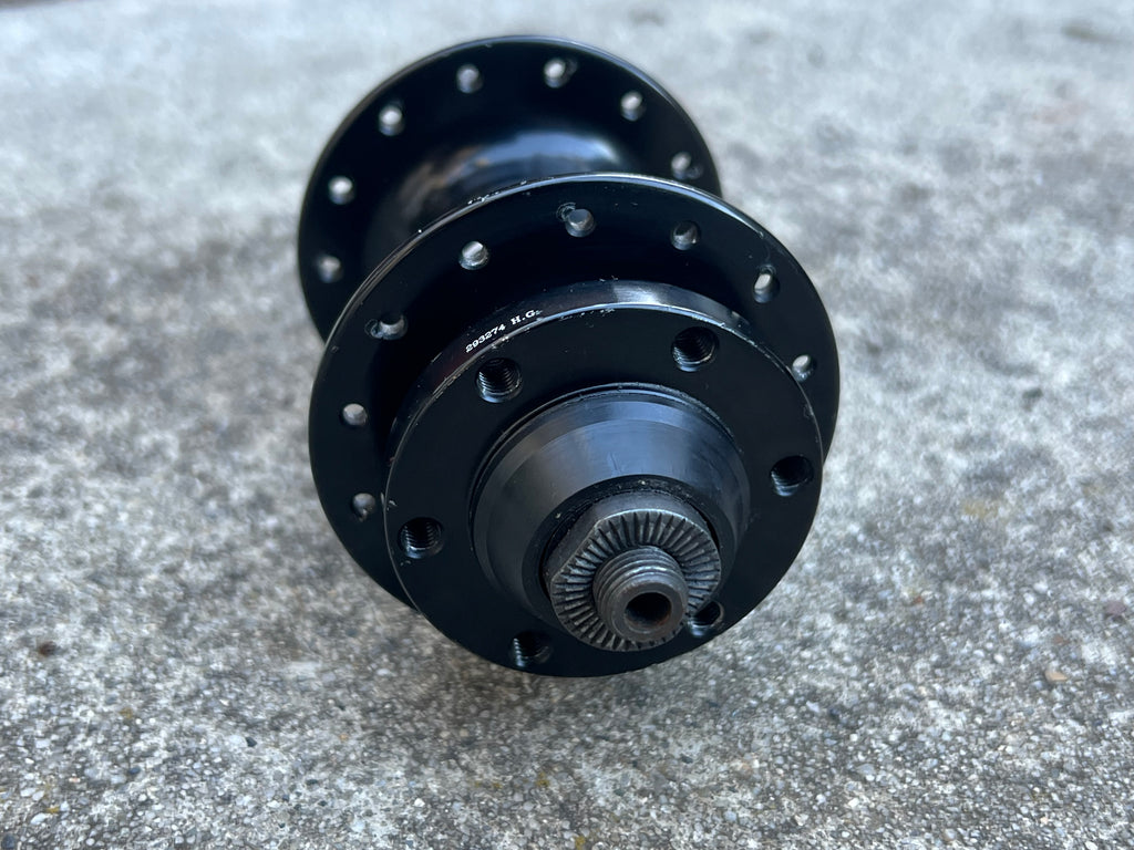 Used Bontrager Select Rear Hub 8/9/10 Speed 135mm 28H Hole 6 Bolt Disc MTB Black-Bicycle Bin