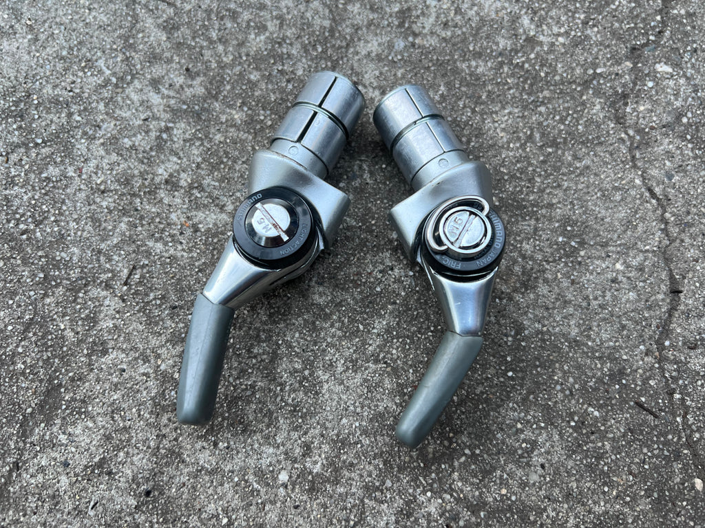 Shimano Dura Ace SL-BS77 2/3x9 Speed Bar End Shifters Touring Road Bike Vintage Friction Index