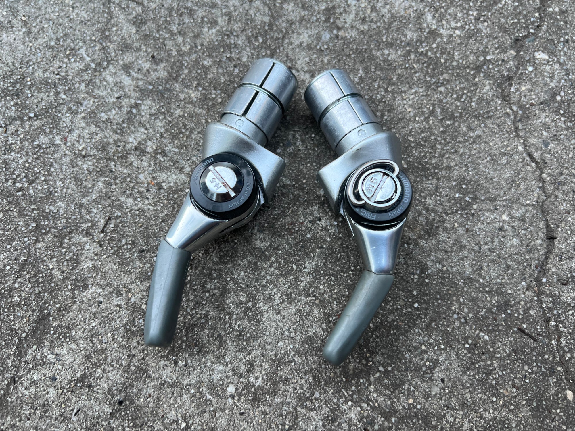 Shimano Dura Ace SL-BS77 2/3x9 Speed Bar End Shifters Touring Road Bike Vintage Friction Index