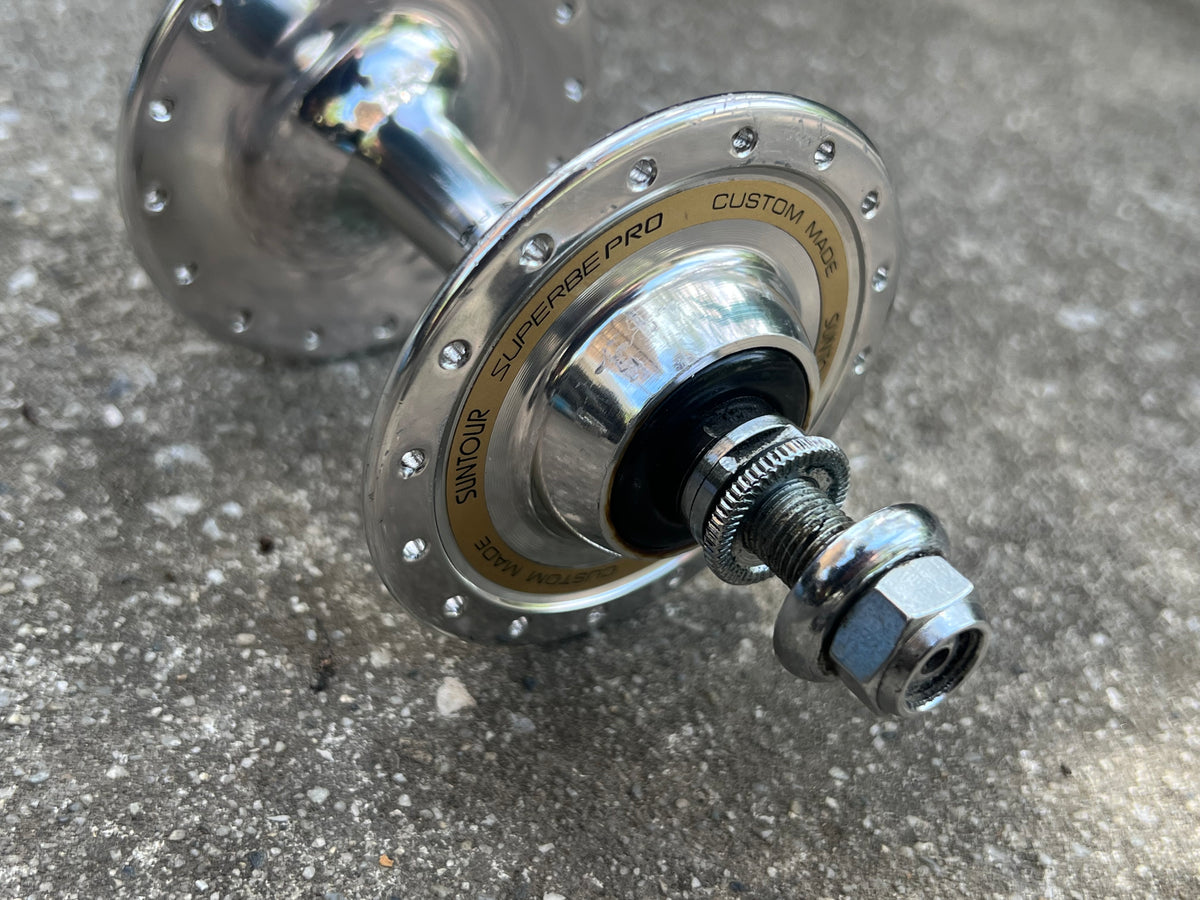 Suntour Superbe Pro Custom Track Hubset 32H 100/120mm Hubs Vintage