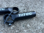 Titec Short Bar Ends Black Vintage MTB Mountain Bike Gravel XC