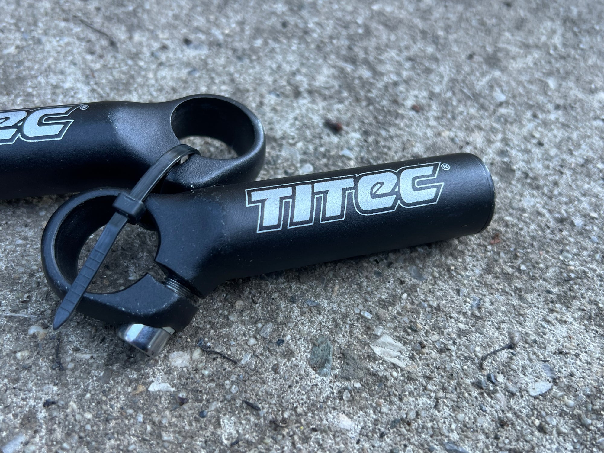 Titec Short Bar Ends Black Vintage MTB Mountain Bike Gravel XC
