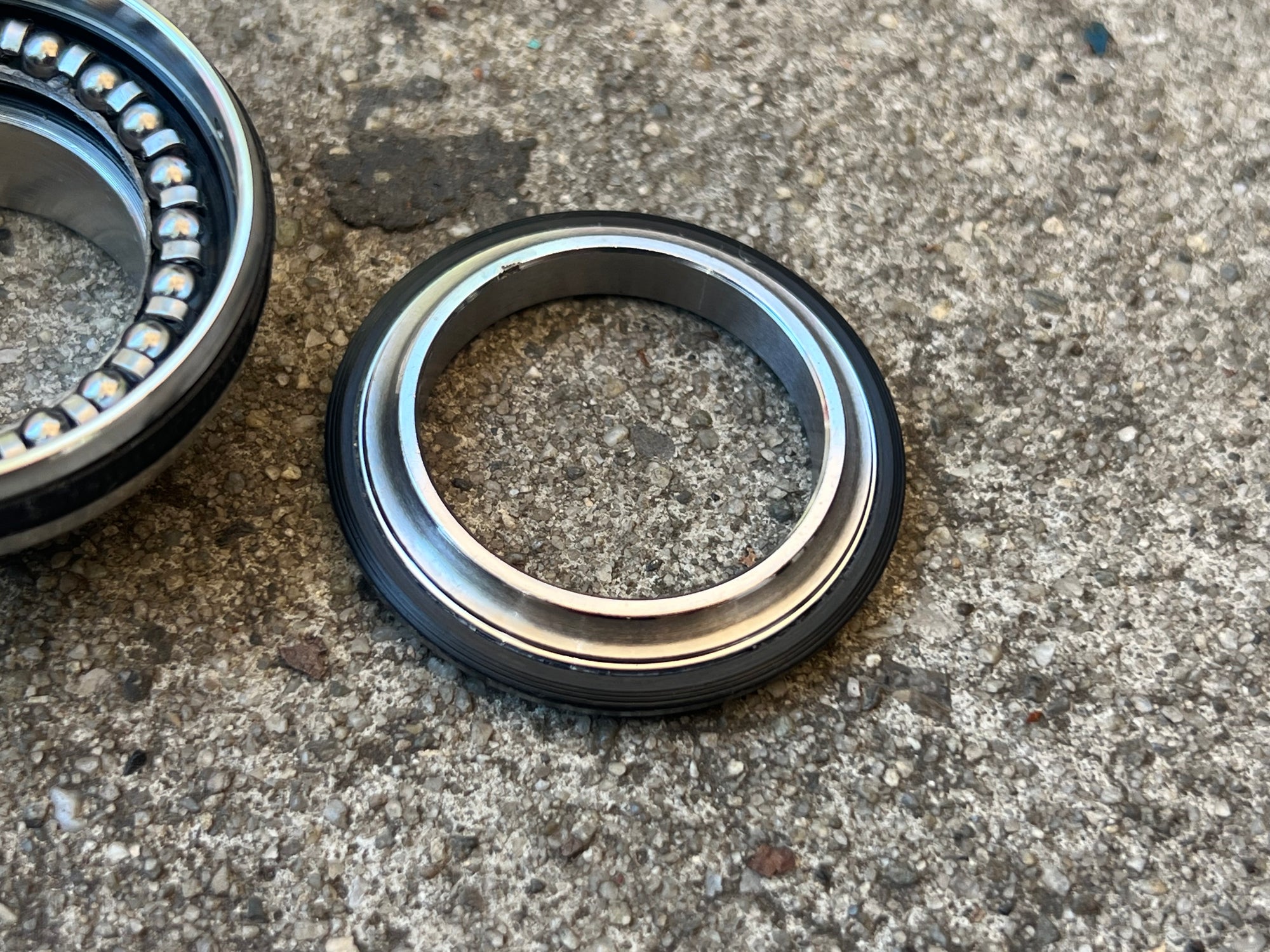 Campagnolo Record 1 1/8” Threadless Headset Vintage Road Track Bike Silver