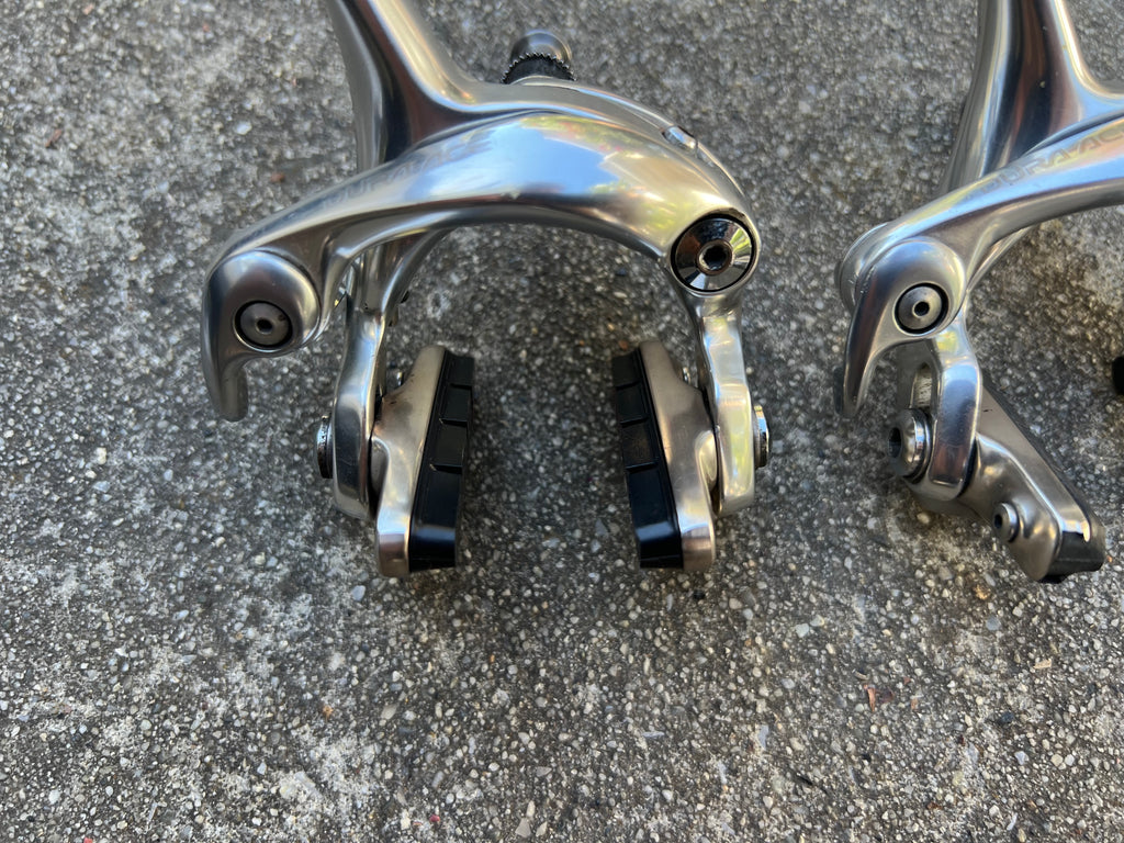 Shimano Dura Ace BR-7700 Dual Pivot Front & Rear Brakes Brake Calipers Set Pair