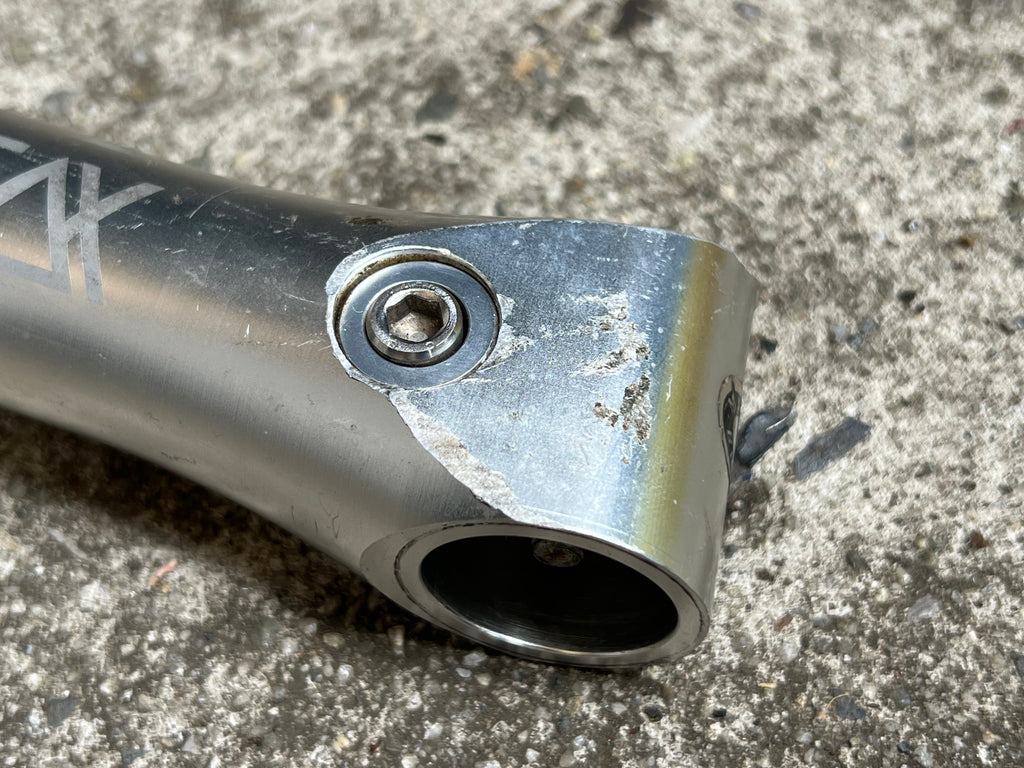STAX 6000 Aluminum Stem 1” Threadless 120x25.4mm Vintage MTB Made in Brazil