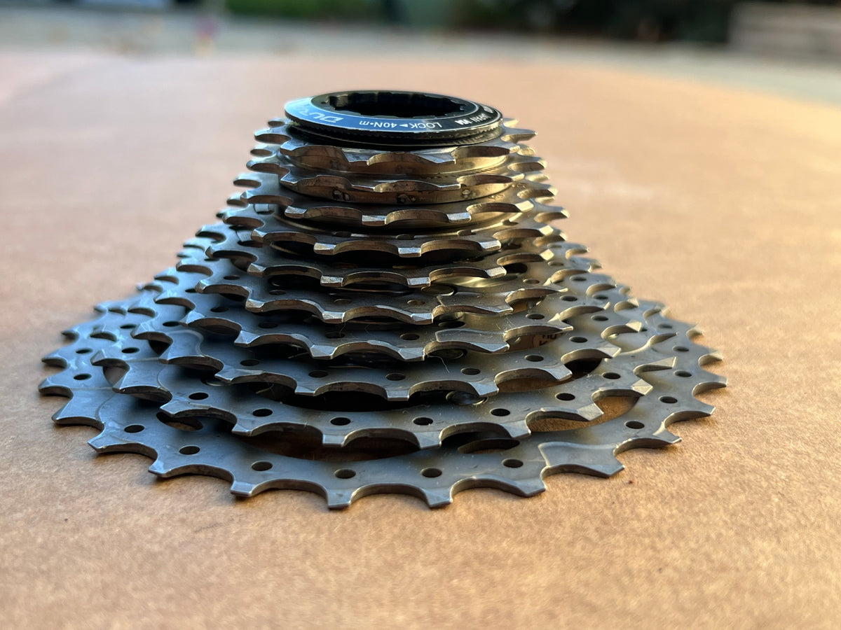 Shimano Dura Ace CS-7900 11-28T 10 Speed Titanium TI Cassette Low Miles!