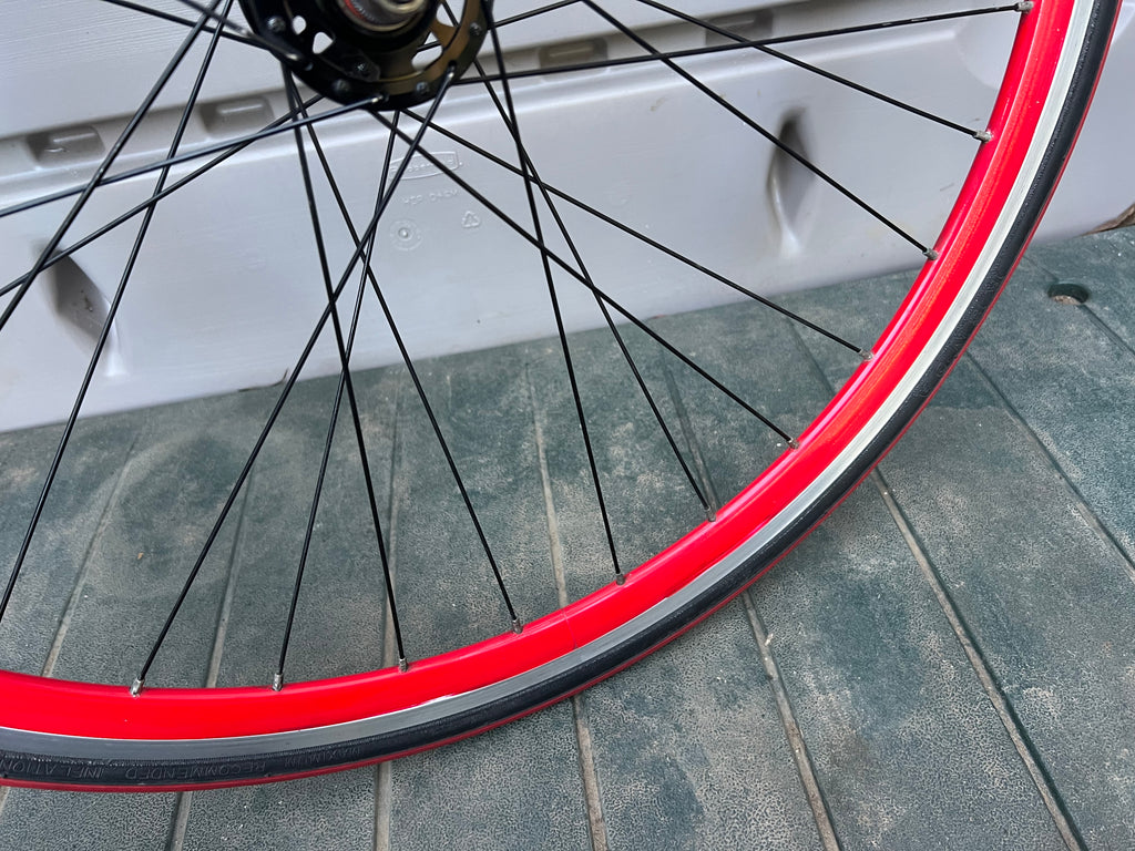 Formula Red 700c Track Fixie Flip Flop Wheelset 100/120 16T 32 Spoke Black