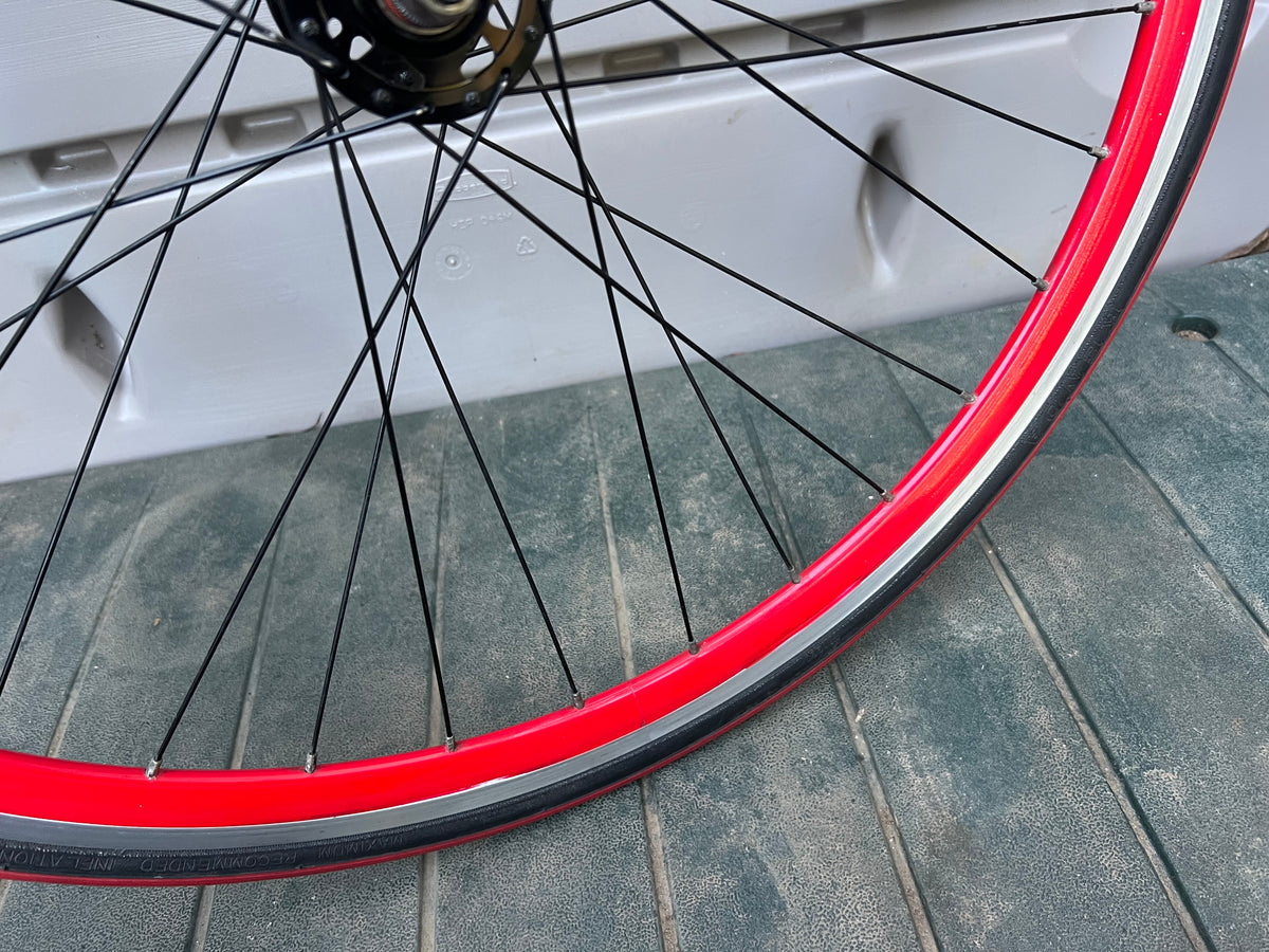 Formula Red 700c Track Fixie Flip Flop Wheelset 100/120 16T 32 Spoke Black