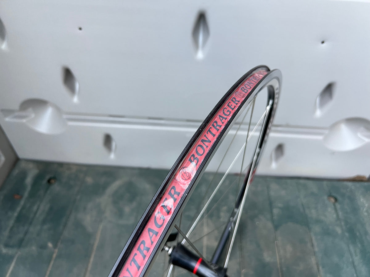 Bontrager Race Lite 700c Clincher 8/9/10 Speed Road Black Wheelset Wheels 130