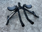 Vision TriMax 1” Threadless Triathlon Bars Cockpit Black Vintage Road Bike