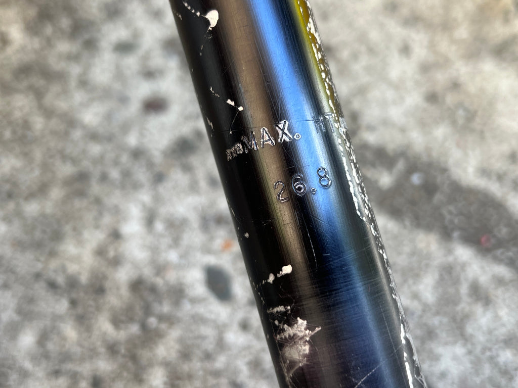 Control Tech 26.8x350mm Seatpost Vintage MTB Black Mountain Bike