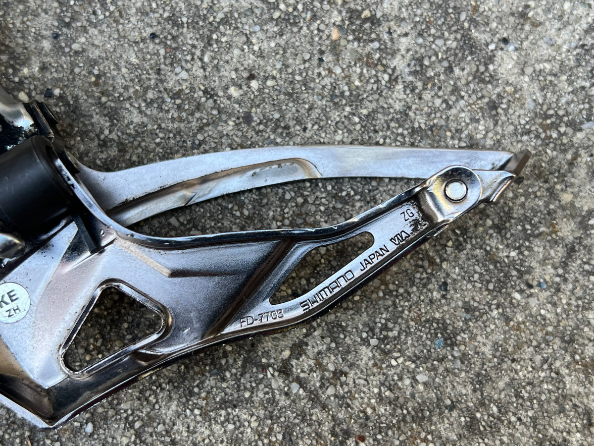 Shimano Dura Ace FD-7703 Triple 3x9 Speed Front Derailleur Braze On