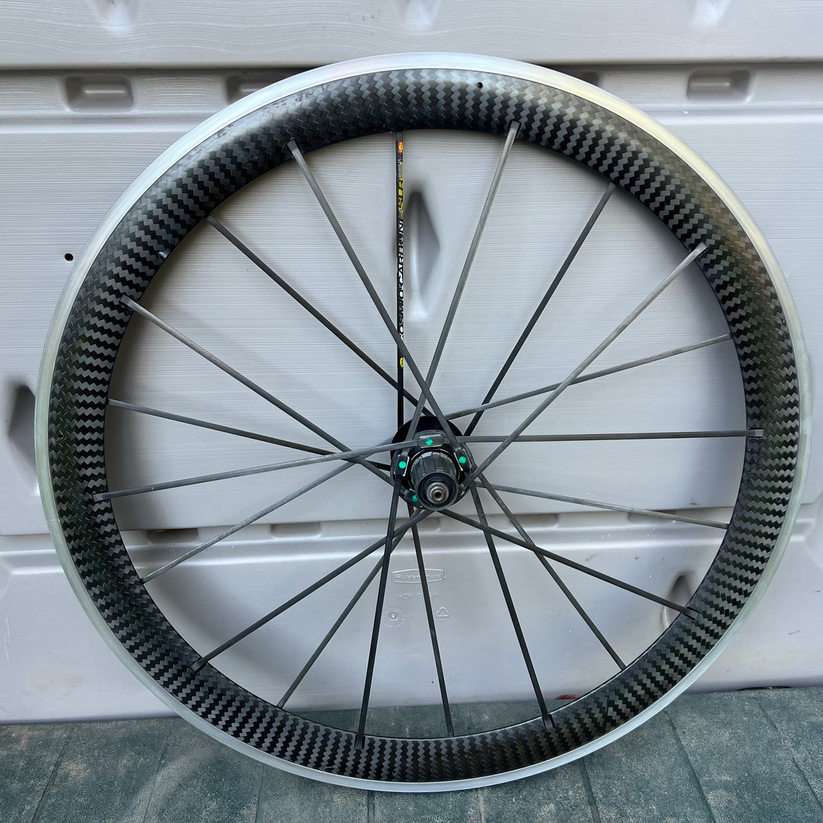 Mavic Cosmic Carbone SLR Carbon 700c 130mm Clincher Black Rear Wheel Road