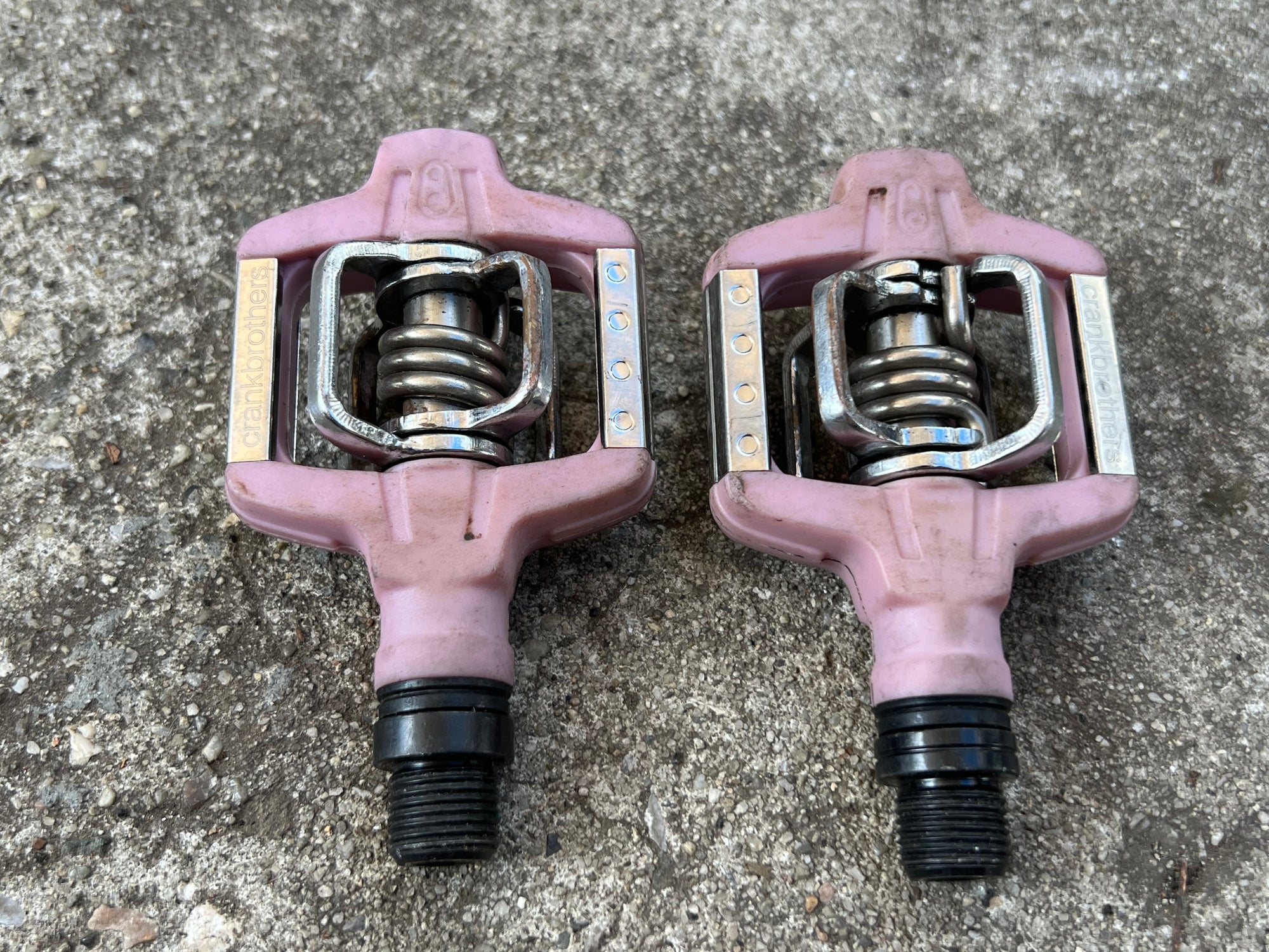 Crankbros Candy Clipless Pedals Pink MTB XC Mountain Bike Gravel Road