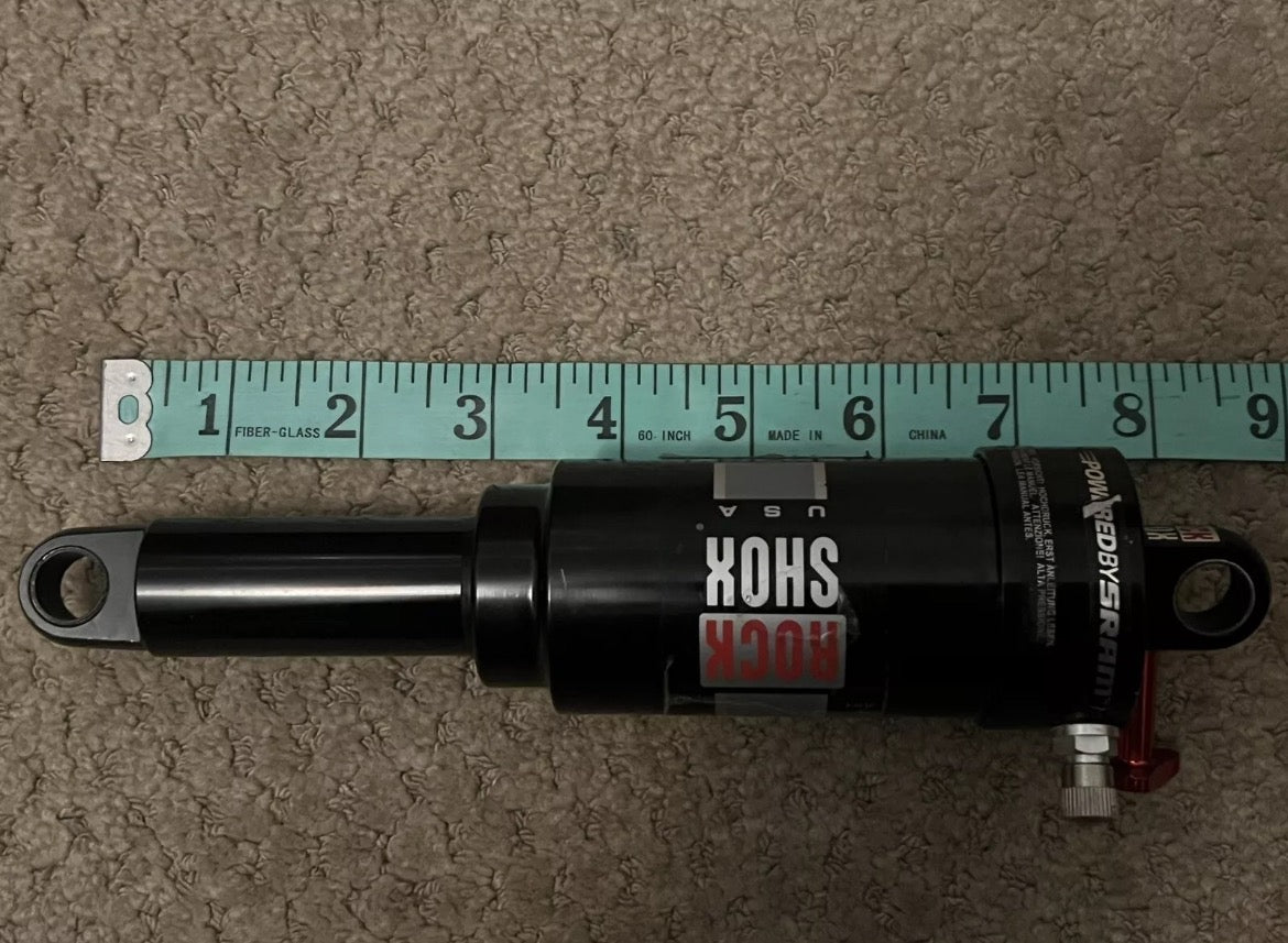 IT WORKS Rock Shox BAR USA Rear Shock 8” Length 2” Stroke Rebound Vintage MTB - Image 8