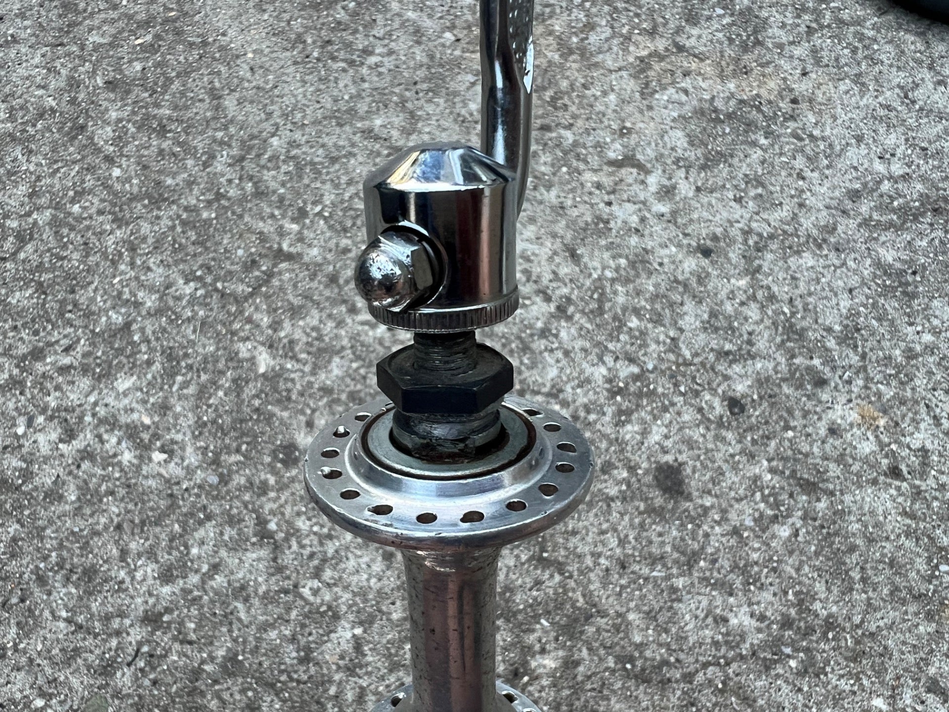 Sunshine Front Hub 100mm 36H Vintage Road Quick Release Vintage Retro Silver - Image 8