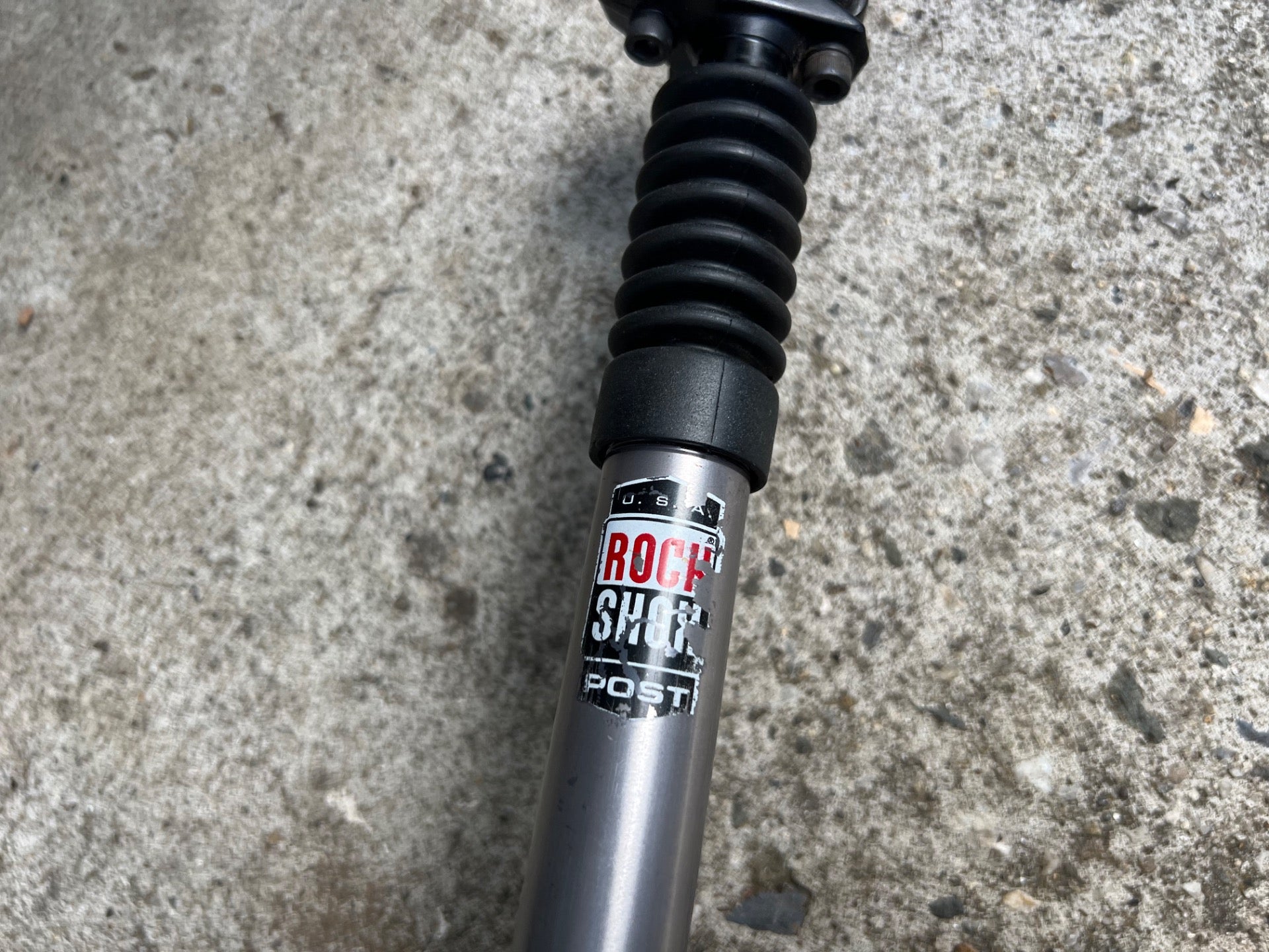 Rockshox Suspension Seatpost 26.8x350mm Vintage Mountain Gravel Bike MTB Silver  - Image 10