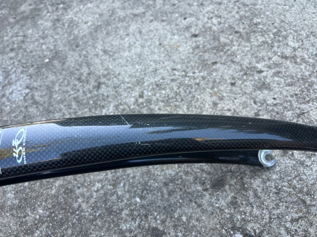 Reynolds Carbon 700c Fork 1 1/8” 9” Threadless Steerer Ouzo Comp ii 2 Black Road - Image 15