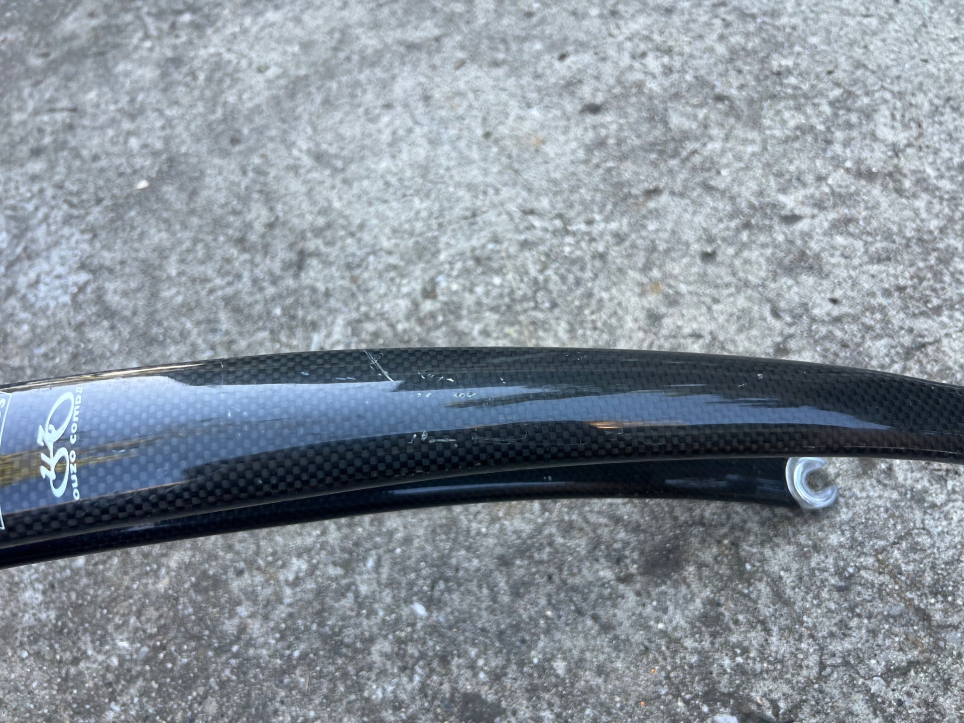 Reynolds Carbon 700c Fork 1 1/8” 9” Threadless Steerer Ouzo Comp ii 2 Black Road - Image 15