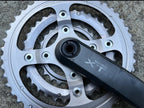 Used Shimano XTR M950 Crankset 180mm 46-34-24 8 Speed Vintage Triple MTB 4 Bolt Retro-Bicycle Bin