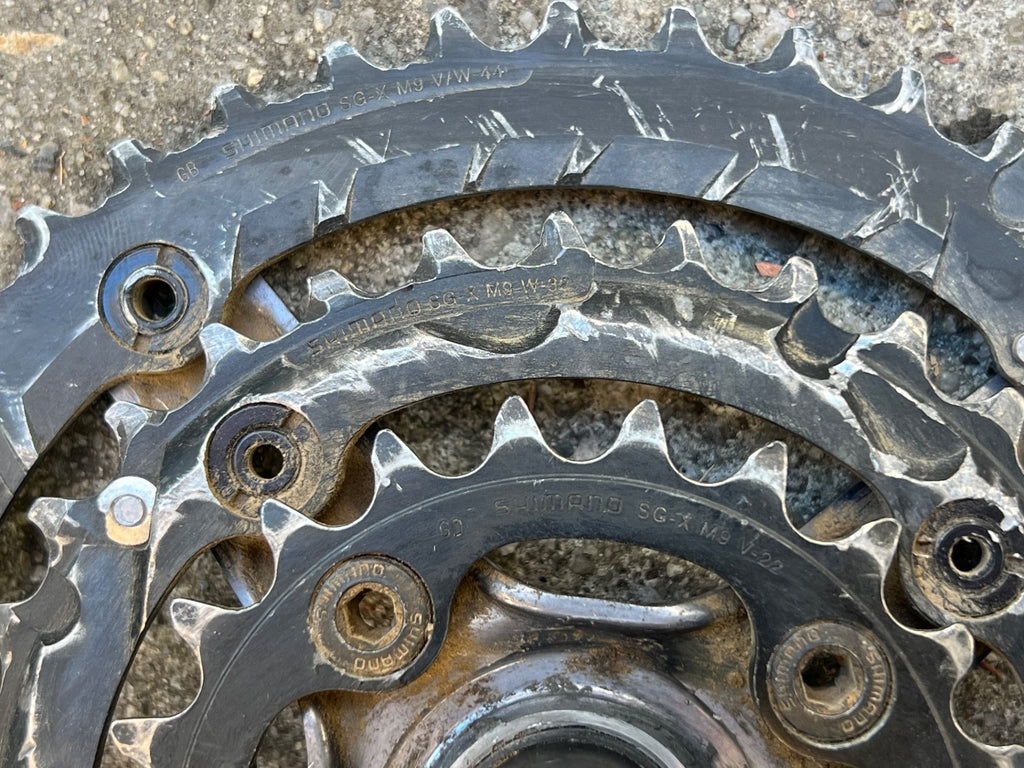 Shimano XTR FC-M960 22-32-44T 175mm Crankset Triple MTB 24mm Spindle Hollowtech  - Image 12