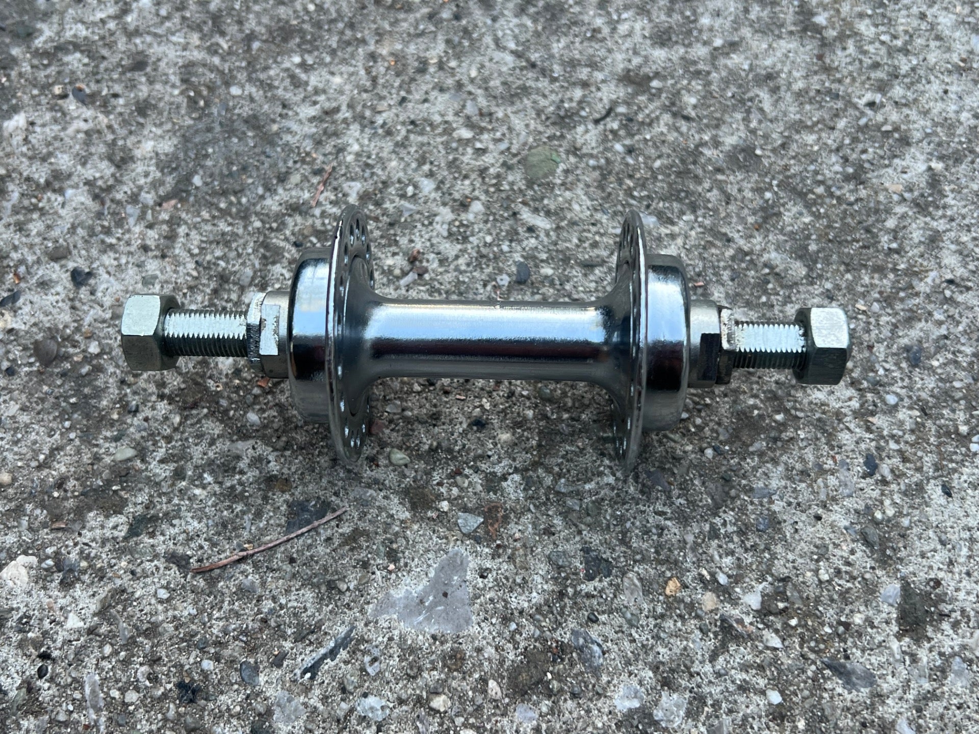 NOS NEW Union Front Hub 93mm 96mm 36H Steel Vintage Retro Chrome Cruiser Bike  - Image 8