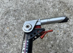 Used Girvin Flexstem 135mm 25.4mm 1” Steerer Vintage MTB Retro Black Silver Quill-Bicycle Bin