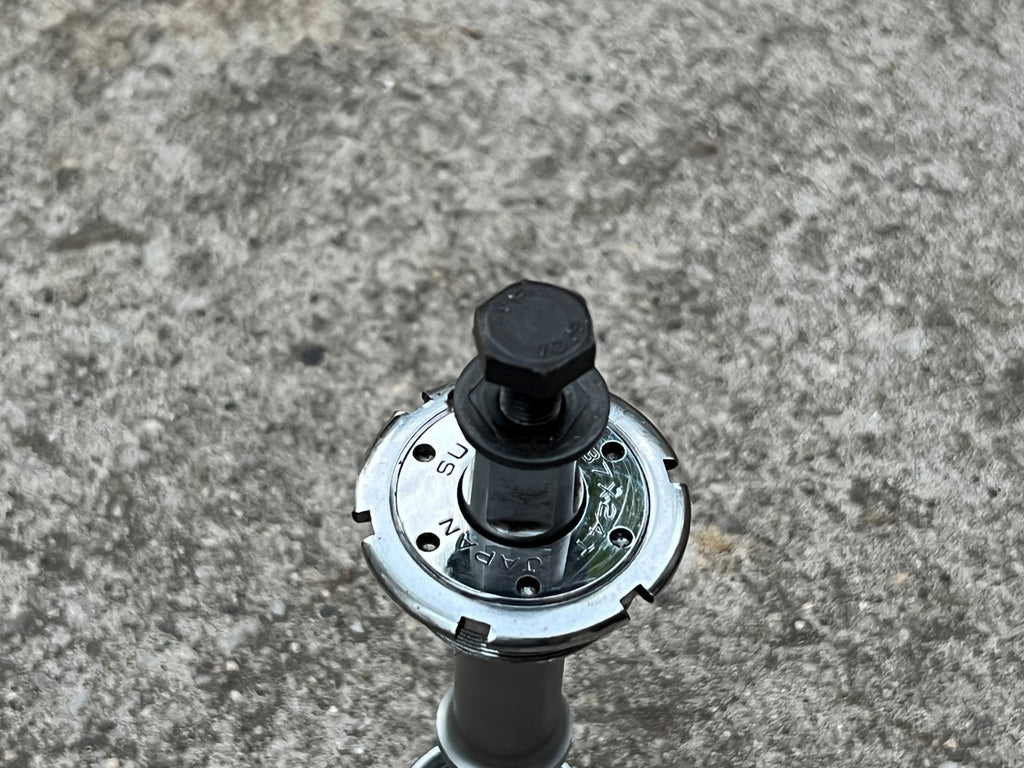 Sugino MT68 68mm 115mm English Bottom Bracket 1.37x24T Chrome Vintage Road Bike  - Image 8