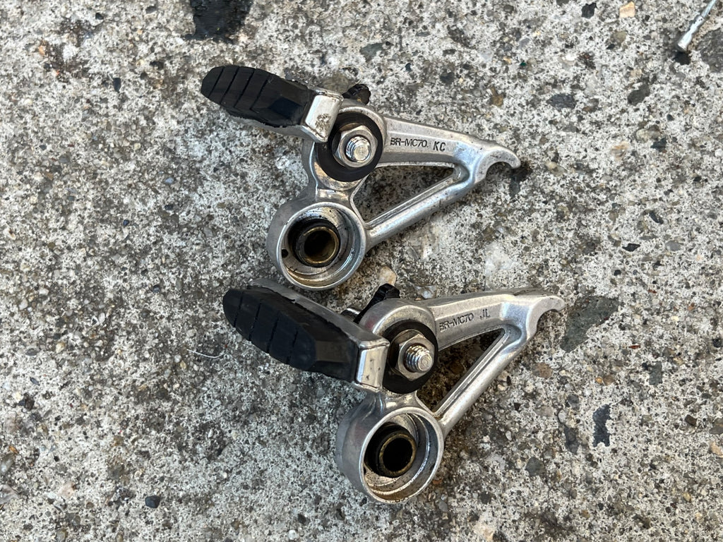 Shimano Deore XT BR-MC70 Cantilver Brakes Brake Set Vintage Retro MTB Touring  - Image 10