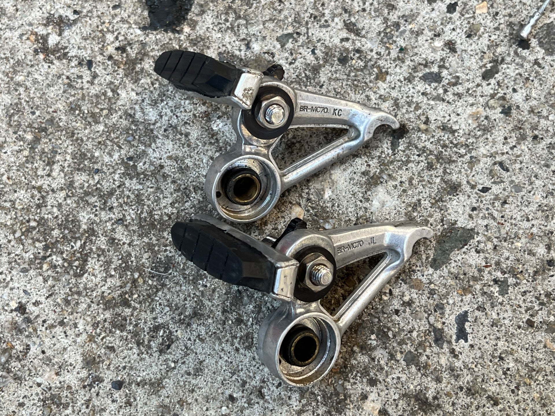 Shimano Deore XT BR-MC70 Cantilver Brakes Brake Set Vintage Retro MTB Touring  - Image 10