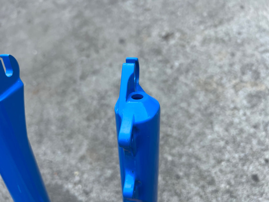 NOS RockShox 1998-1999 SID Lowers Blue 28mm Vintage Retro Fork XC V Brake - Image 8