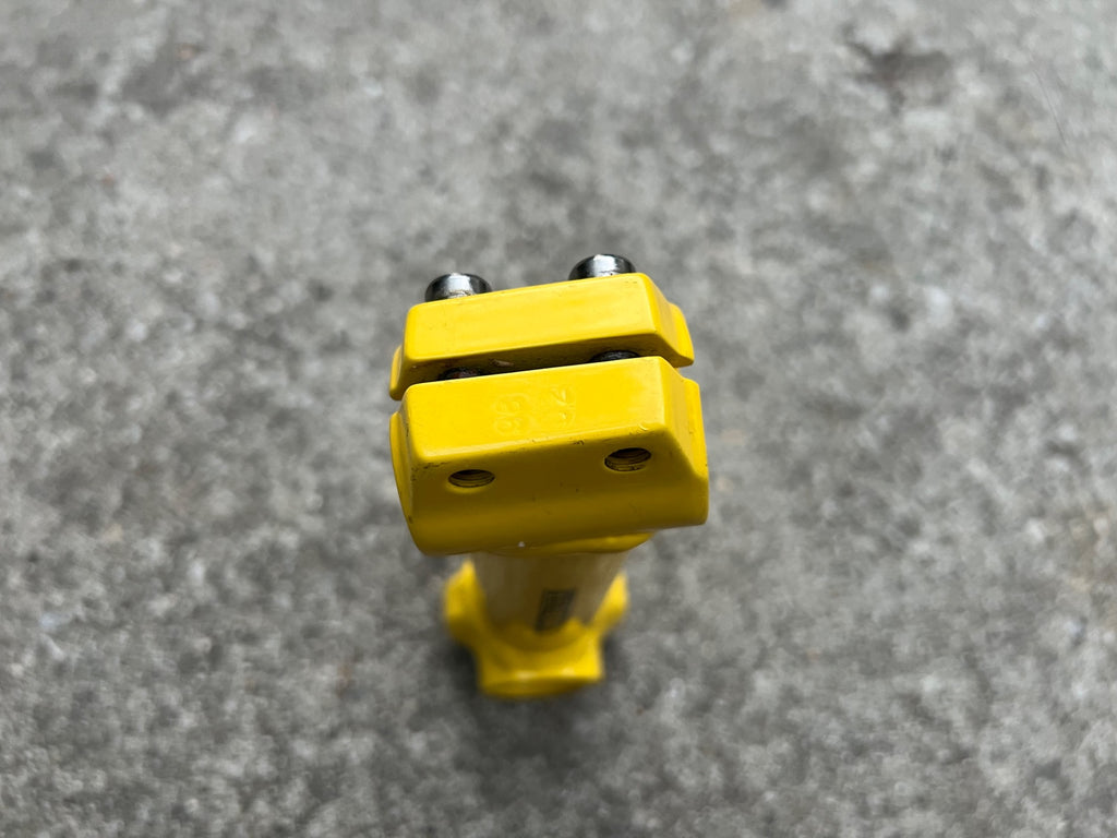 Power Tools Stem 1 1/8” 25.4x115mm Yellow Vintage Retro Mountain Bike Gravel  - Image 8